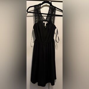 BCBG Elegant Black Strapless Dress